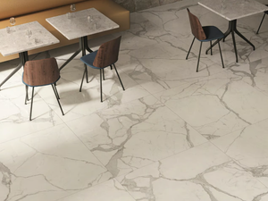 ANIMA FUTURA MAJESTIC WHITE - Porcelain stoneware wall/floor tiles with marble effect _ Ceramiche Caesar